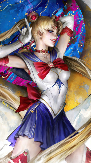 Sailor Moon Anime Girl 4k Phone iPhone Wallpaper 5640b
