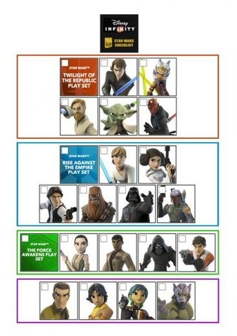 Disney Infinity Checklist Star Wars By Ravenoth The Brave On