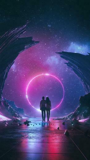 Next To Me Astro Vibes Imagine Dragons Art Wallpaper Background