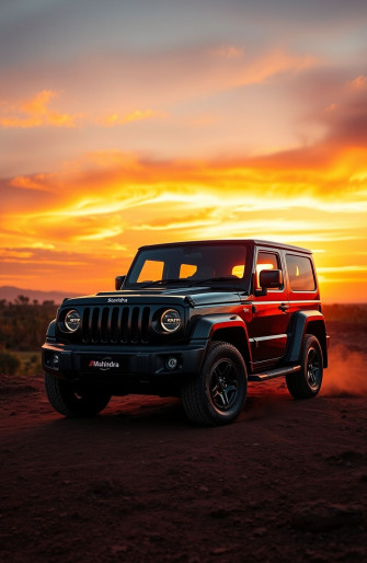 Mahindra Scorpio Black Wallpaper