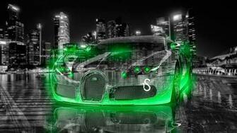Bugatti Veyron Crystal City Car El Tony
