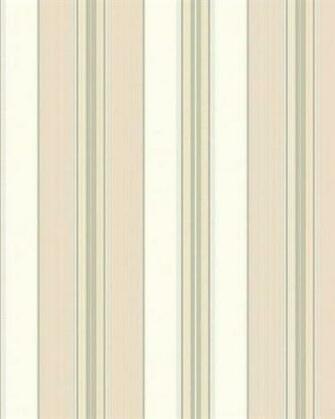 Waverly Classics Brown And Grey Lovers Lane Striped Wallpaper