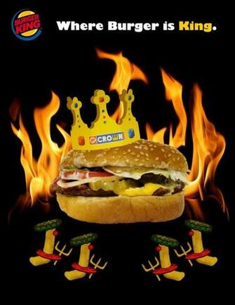 Burger King Collage Ad Allison Krupp Graphic Design Portfolio