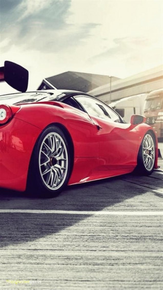 Wallpaper For iPhone X Ferrari New Car