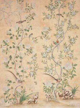 De Gournay Gracie Wallpaper Breeze Giannasio Interiors