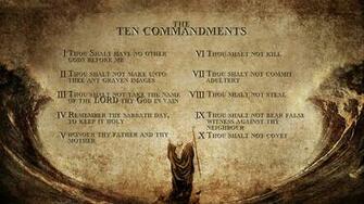 Ten Commandments Wallpaper Motorola Droid I