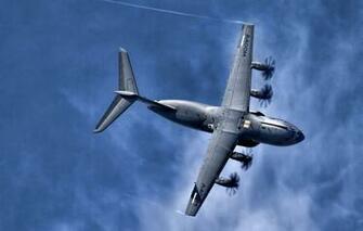 Wallpaper The Plane Military Transport Four Engine Turboprop