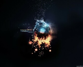 Fire And Water Wallpaper Wide HD