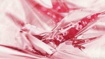Pink Abstract Wallpaper With Flowers