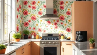 Wallpaper As Back Splash