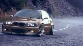 Mist Bmw Road Car M3 E46 HD Wallpaper Desktop