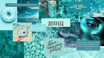 Cyan Aesthetic Wallpaper