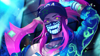 K Da Akali Wallpaper iPhone Phone 4k 1441e