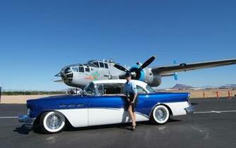 Wallpaper A Flight Attendant Buick Airplane And Girl HD Desktop