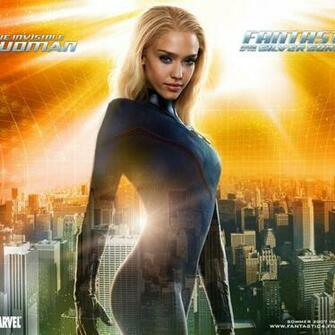 Wallpaper Fantastic Jessica Alba Invisible Woman Susan