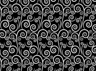 White Swirls Vector Pattern