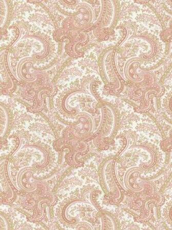 Pink Paisley Floral Wallpaper Traditional Interiorplace