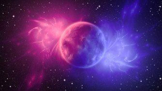 Space Digital Art Pink Planet 4k Laptop HD Wallpaper Image Photos