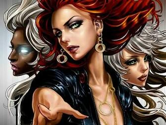 Comics Storm Rouge Jean Grey Rogue Marvel Wallpaper