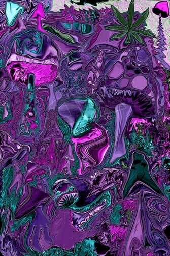 Shroom Trip Wallpaper By Pimpfellow