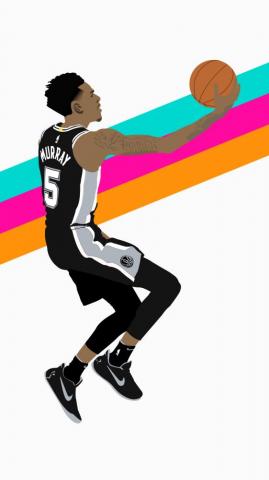 I Made A Dejounte Wallpaper To Ease The Pain Of Kawhi One