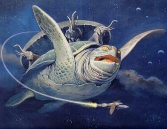 Great A Tuin The Discworld Turtle With Elephants Gino D Achille