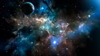 Galaxy Background Planet Wallpaper