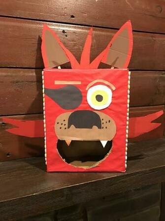 Fnaf Foxy Valentines Box Valentine Day Boxes