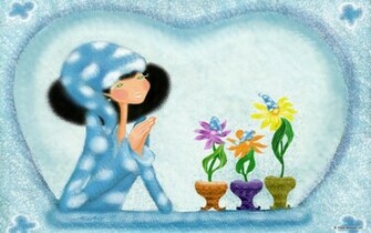 Art Wallpaper Trendy Girls