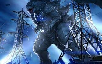 Godzilla Wallpaper Art Destruction Angry