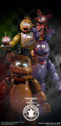 Fnaf Ar Special Delivery Wallpaper By Garebearart1