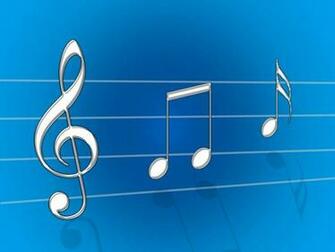 Blue Music Wallpaper