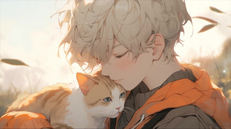 Cute Anime Boy Desktop Wallpaper