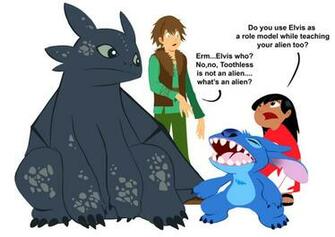 Toothless Meets Stitch By Sapphire1010