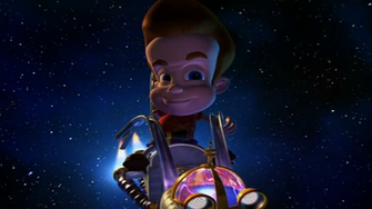 Jimmy Neutron Image Driving Goddard On The Outer L Espace HD Fond