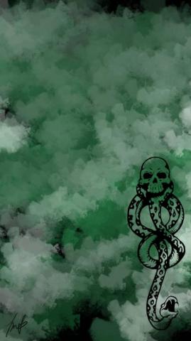 Harry Potter Death Eater Mark Phone Wallpaper By Seymonster On