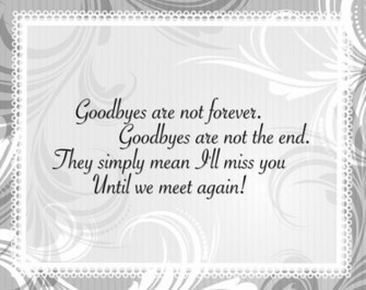 Farewell Wallpaper