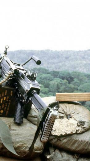 Machine Gun iPhone Wallpaper