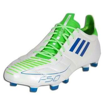 Adidas F50 Adizero Trx Fg White Blue Slime Re