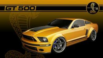 Ford Mustang Shelby Gt Gold Car Vehicle