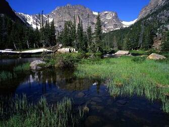 Andrews Glacier Rocky Mountain National Park Colorado In Full Screen
