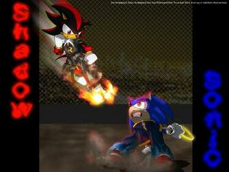 Sonic Vs Shadow Wallpaper By Foxxie Angel