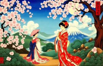 Ukiyo E Wallpaper
