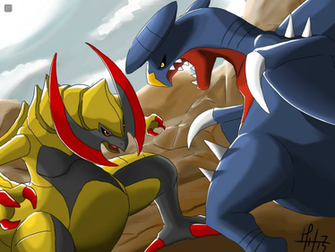 Dragons Haxorus Vs Garchomp By Marcoh88