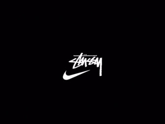Stussy Stusy Luxury Brands Logo Nike Black Wallpaper
