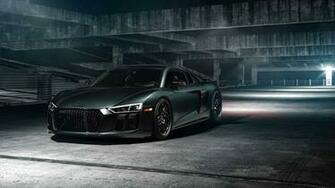 Audi R8 V10 Black UHD 4k Wallpaper
