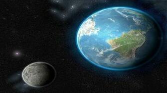 Earth And Moon Wallpaper
