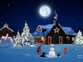 An Old Fashioned Christmas Wallpaper