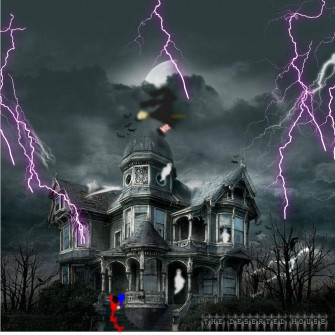 Haunted House Halloween Wallpaper