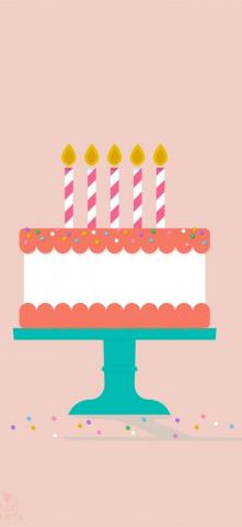 Elegant Picture Of BirtHDay Cake iPhone